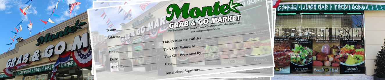 Grab and Go Gift Certificates Available