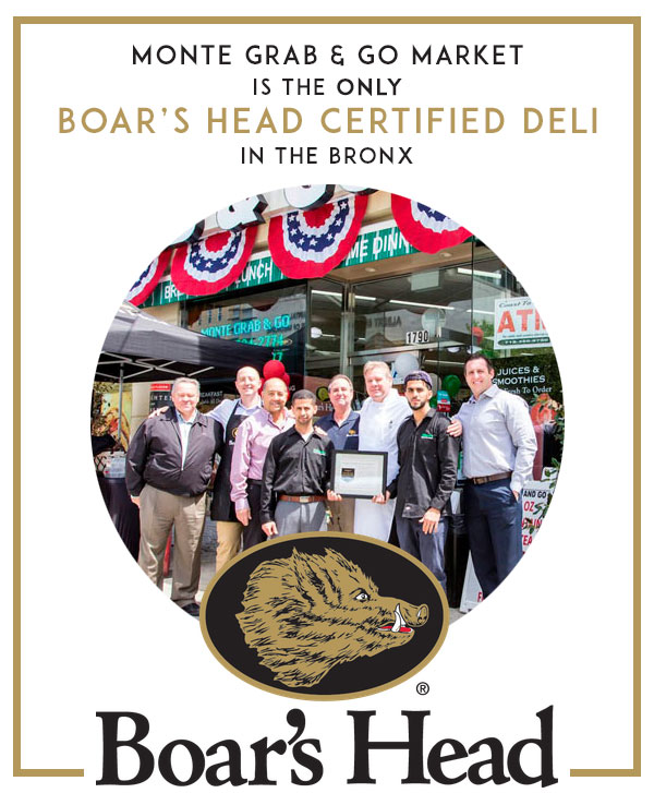 the only Boars Head-certified deli in the Bronx